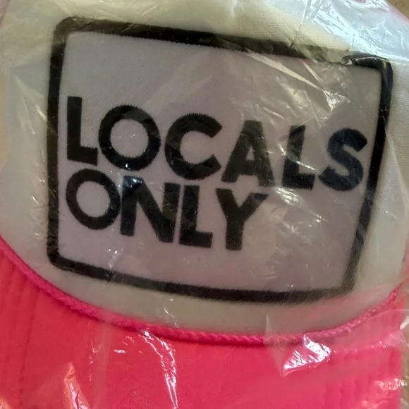Aviator nation, neon, pink trucker hat.  NEW 💖 “Locals only” - Picture 3 of 6